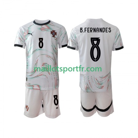 Maillot de Foot Portugal Bruno Fernandes 8 Enfant Exterieur 2025/26